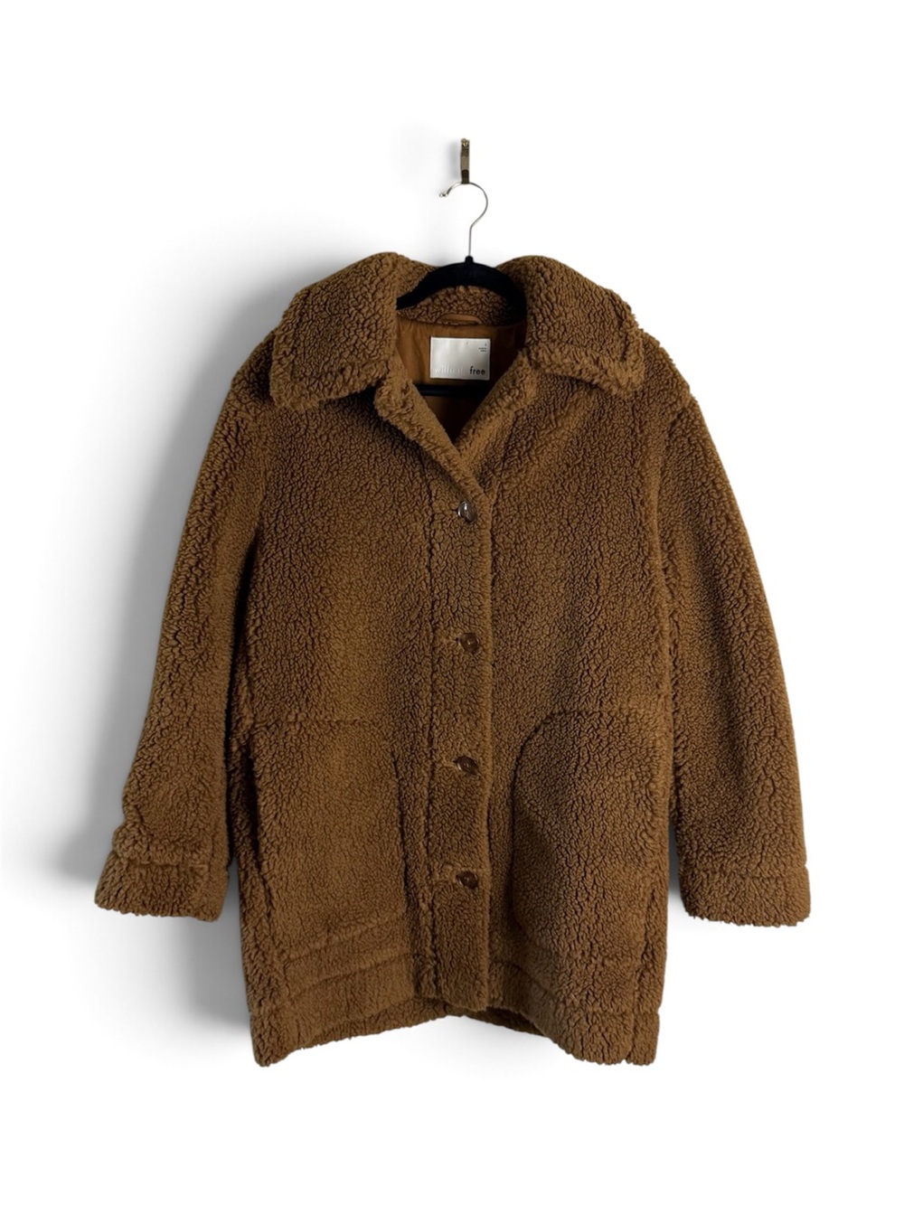 Wilfred Free Teddy Coat Cigar Brown Small